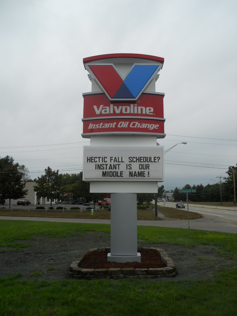 Free standing sign 7